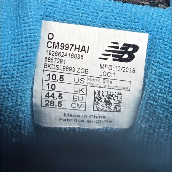 New Balance 997H "Magnet" Red Black Blue Shoe Men's Size 10.5 D - Picture 8 of 8